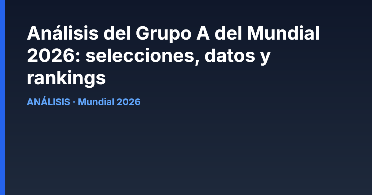 Estadio Azteca, sede inaugural del Grupo A en el Mundial 2026